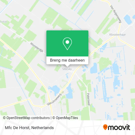Mfc De Horst kaart