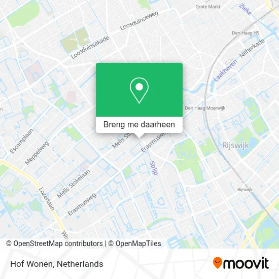 Hof Wonen kaart