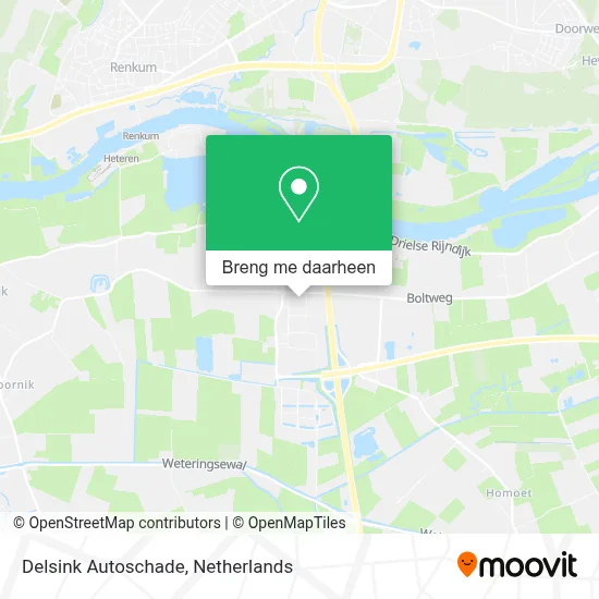 Delsink Autoschade kaart