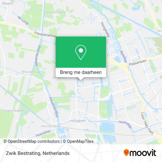 Zwik Bestrating kaart