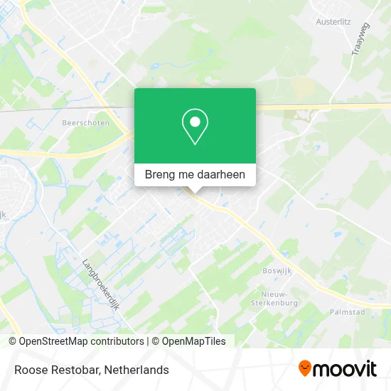 Roose Restobar kaart