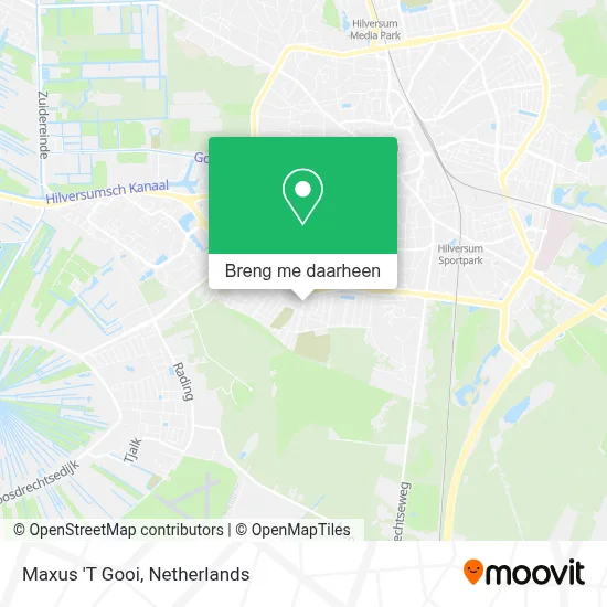 Maxus 'T Gooi kaart