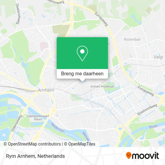 Rym Arnhem kaart