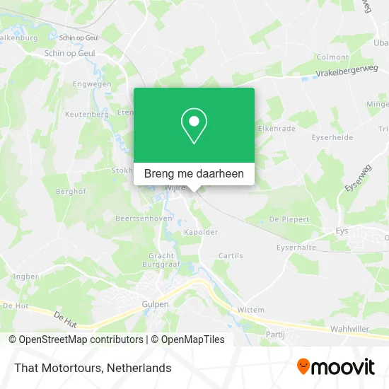 That Motortours kaart