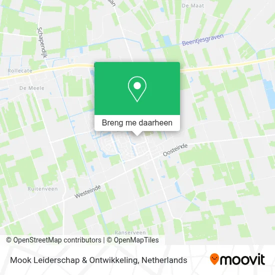 Mook Leiderschap & Ontwikkeling kaart