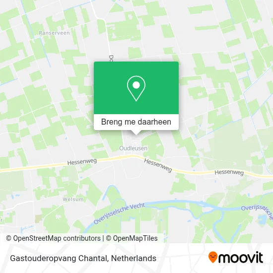Gastouderopvang Chantal kaart