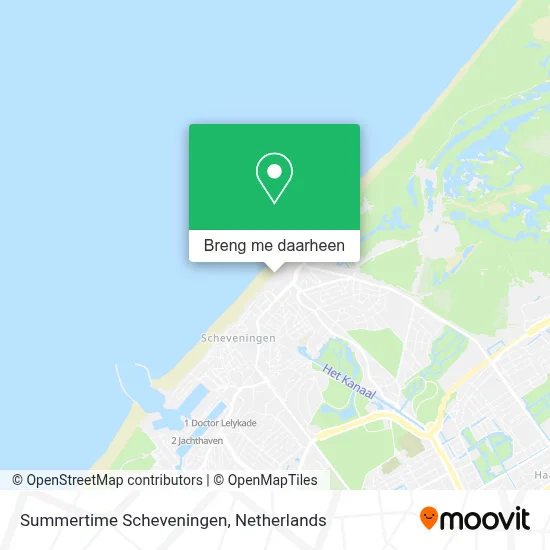 Summertime Scheveningen kaart