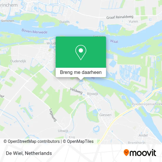 De Wiel kaart
