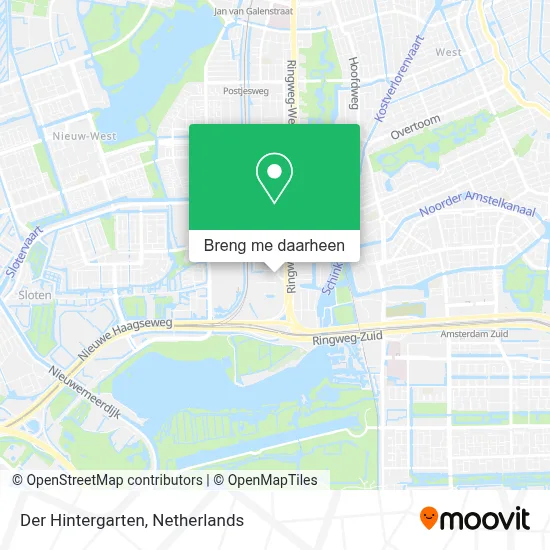 Der Hintergarten kaart