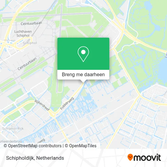 Schipholdijk kaart