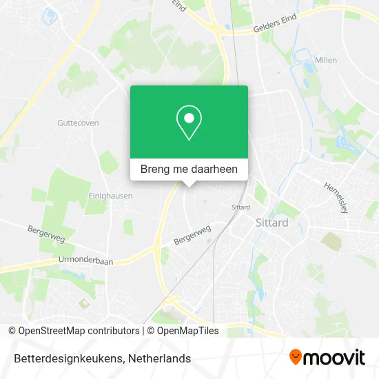 Betterdesignkeukens kaart