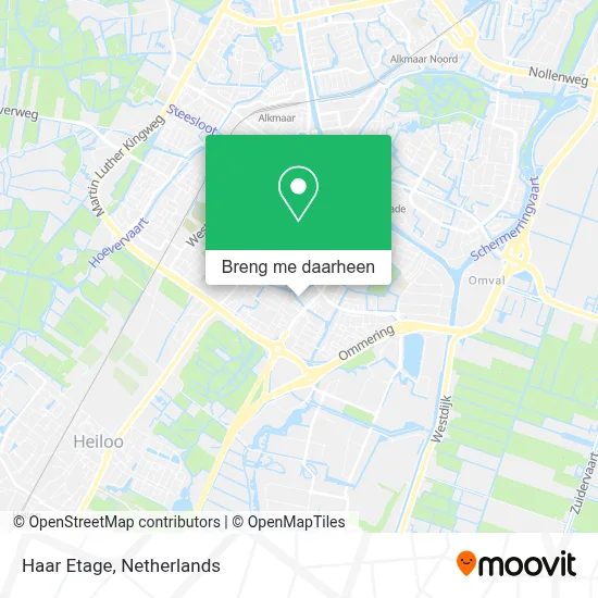 Haar Etage kaart