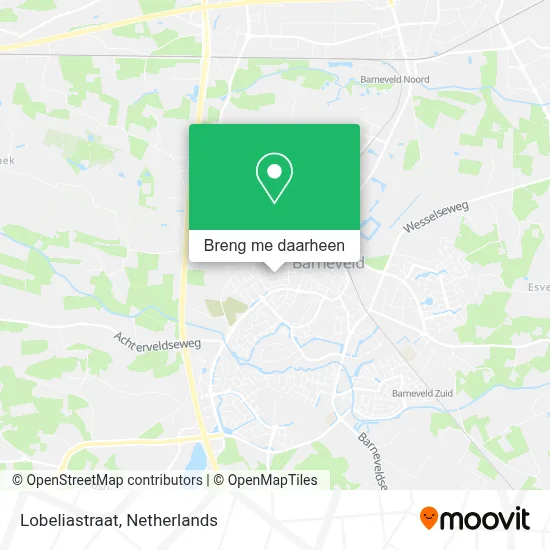 Lobeliastraat kaart