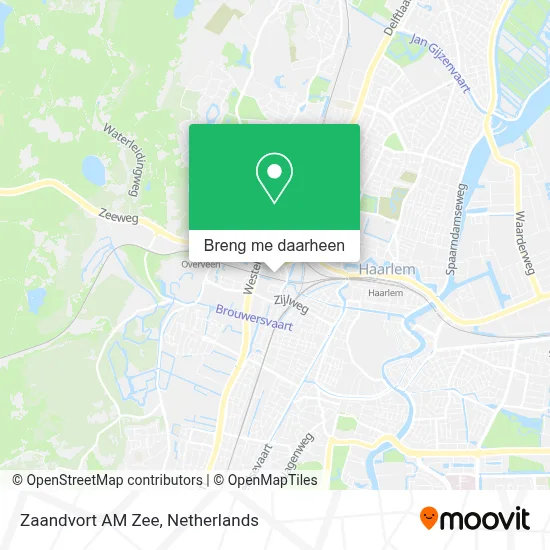 Zaandvort AM Zee kaart