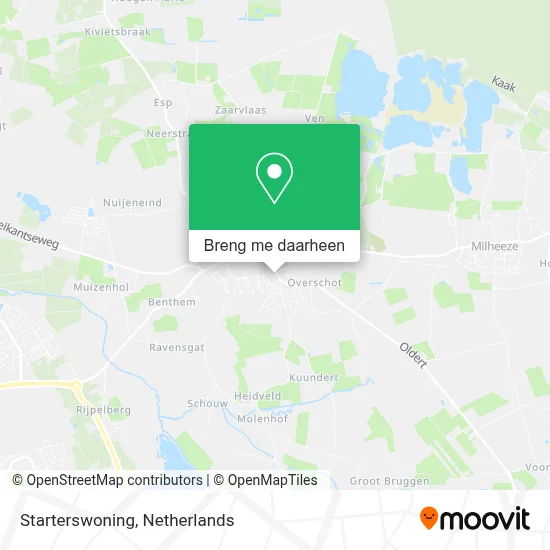 Starterswoning kaart