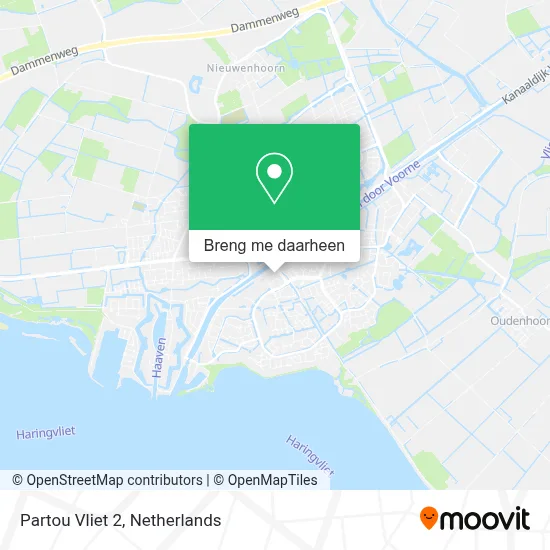 Partou Vliet 2 kaart