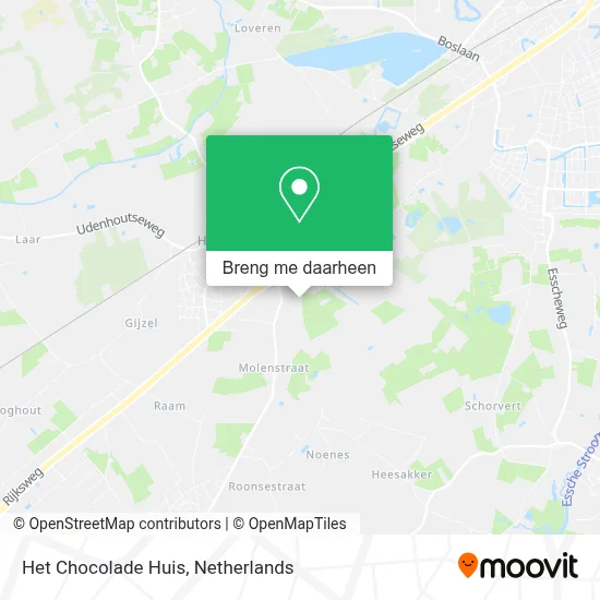 Het Chocolade Huis kaart