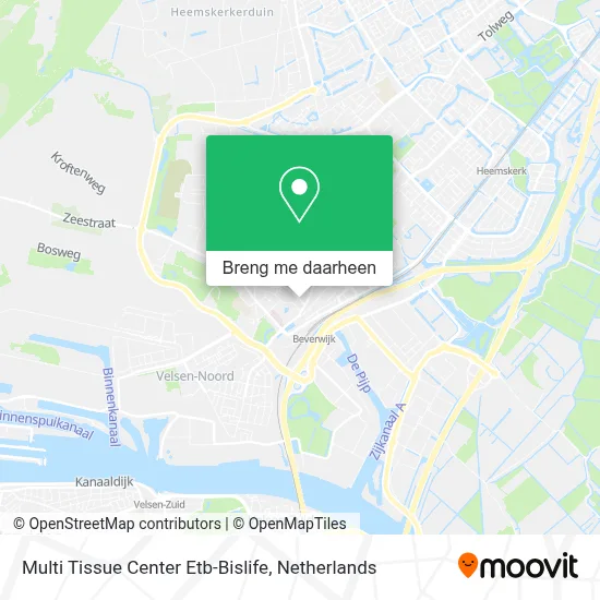 Multi Tissue Center Etb-Bislife kaart
