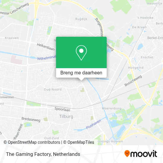 The Gaming Factory kaart