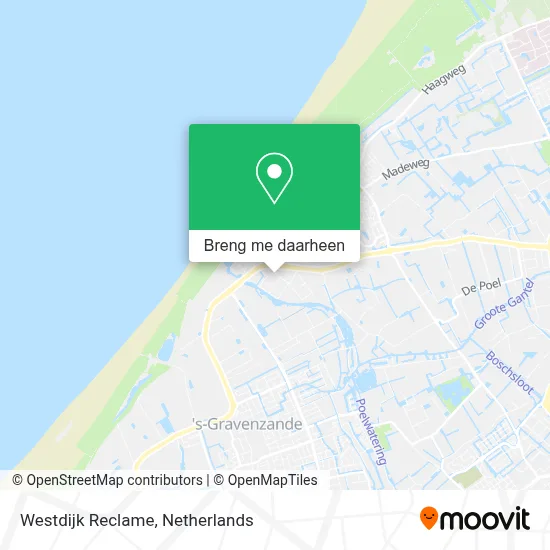 Westdijk Reclame kaart