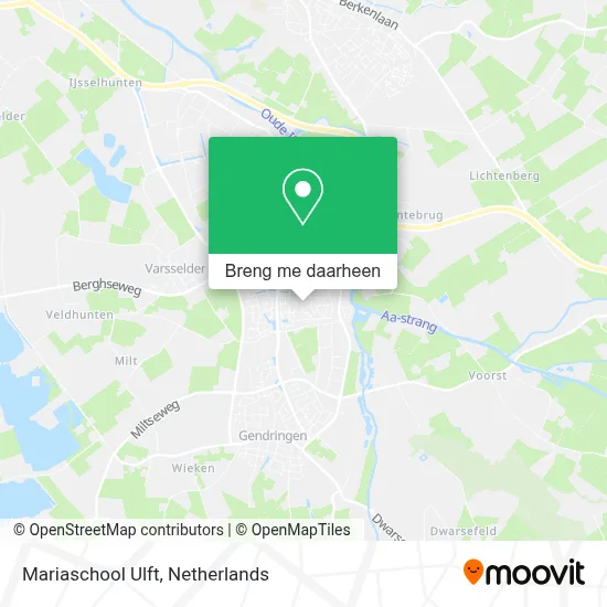 Mariaschool Ulft kaart
