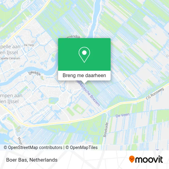 Boer Bas kaart
