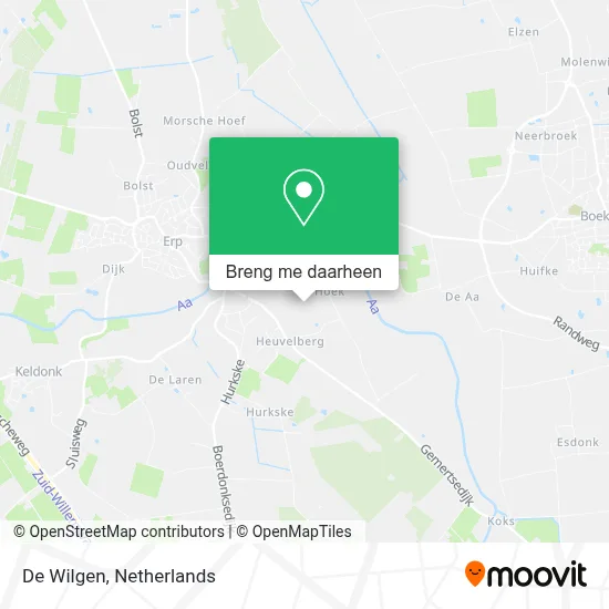 De Wilgen kaart