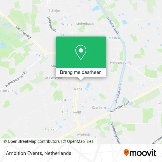 Ambition Events kaart
