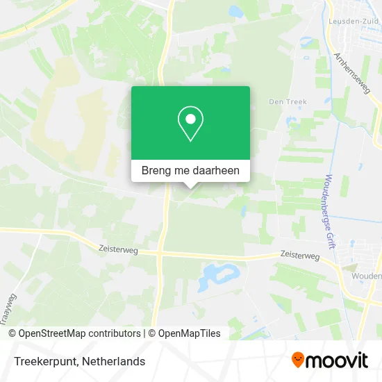 Treekerpunt kaart