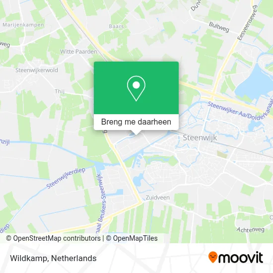 Wildkamp kaart