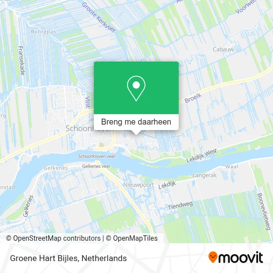 Groene Hart Bijles kaart