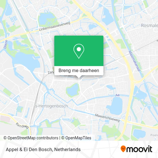 Appel & Ei Den Bosch kaart