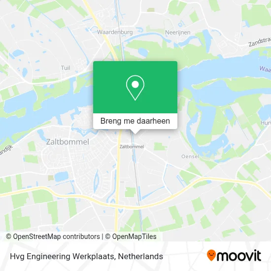 Hvg Engineering Werkplaats kaart
