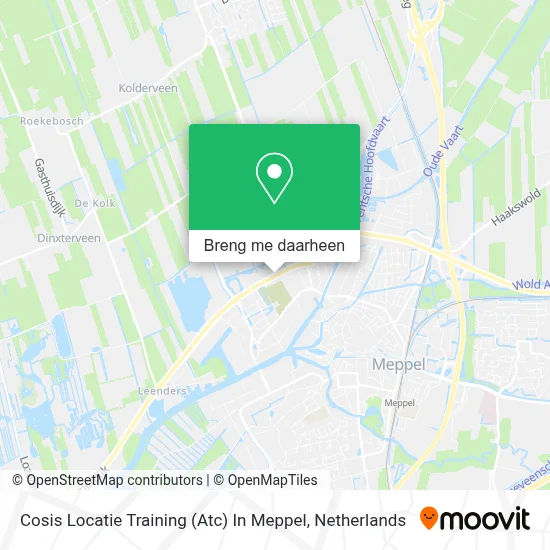Cosis Locatie Training (Atc) In Meppel kaart