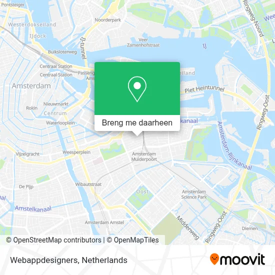 Webappdesigners kaart