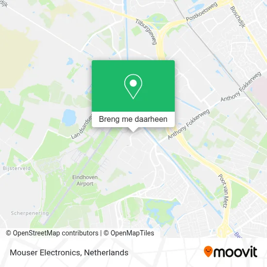 Mouser Electronics kaart