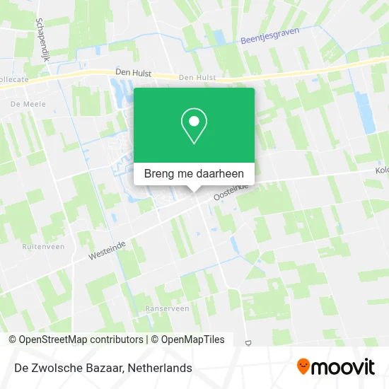 De Zwolsche Bazaar kaart