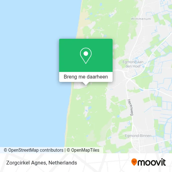 Zorgcirkel Agnes kaart