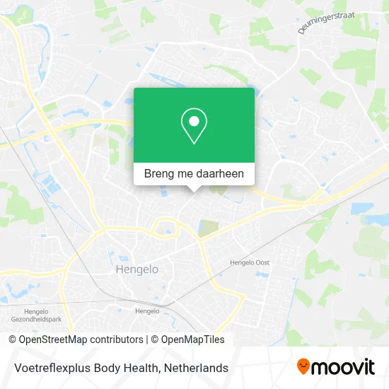 Voetreflexplus Body Health kaart