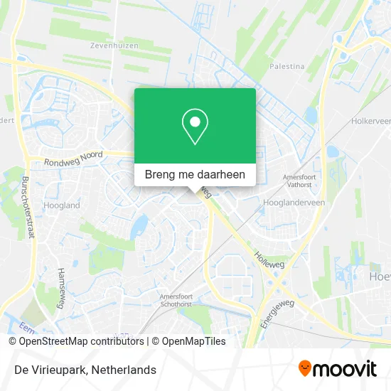 De Virieupark kaart