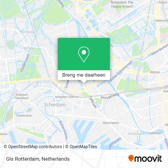 Gls Rotterdam kaart