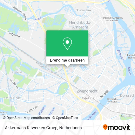 Akkermans Kitwerken Groep kaart