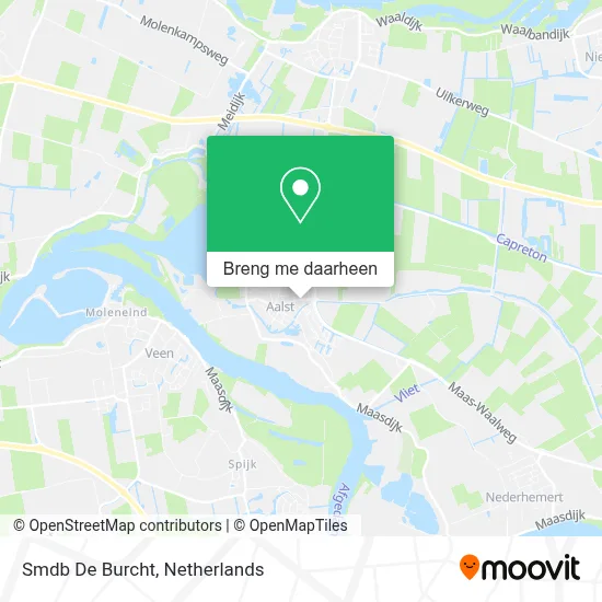 Smdb De Burcht kaart
