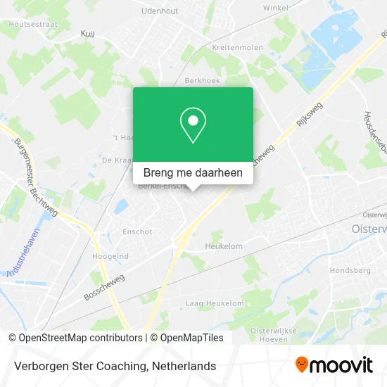 Verborgen Ster Coaching kaart