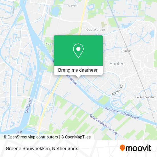 Groene Bouwhekken kaart