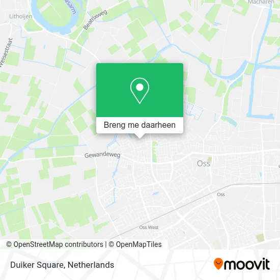 Duiker Square kaart