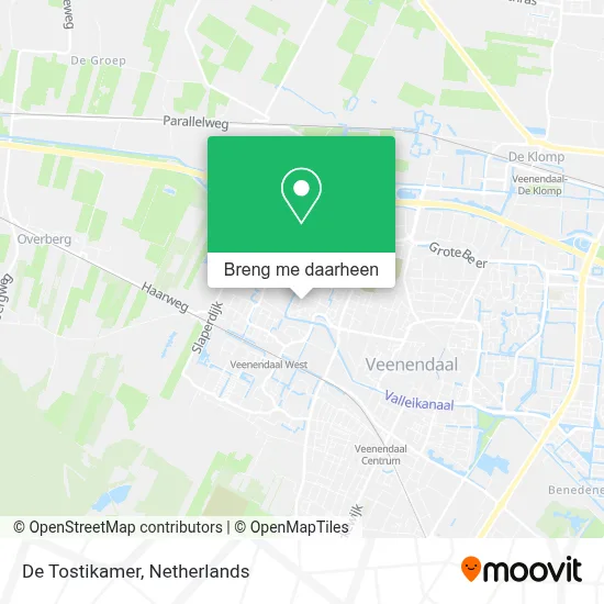 De Tostikamer kaart