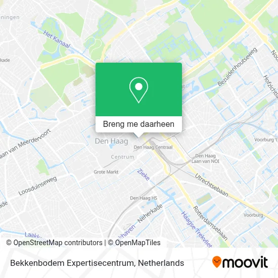 Bekkenbodem Expertisecentrum kaart