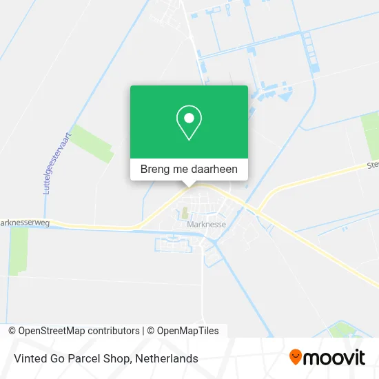 Vinted Go Parcel Shop kaart