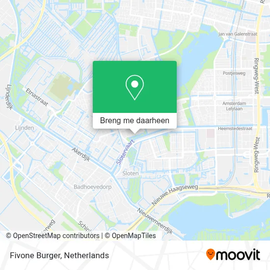 Fivone Burger kaart